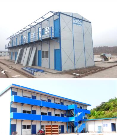 重慶k式活動房施工中